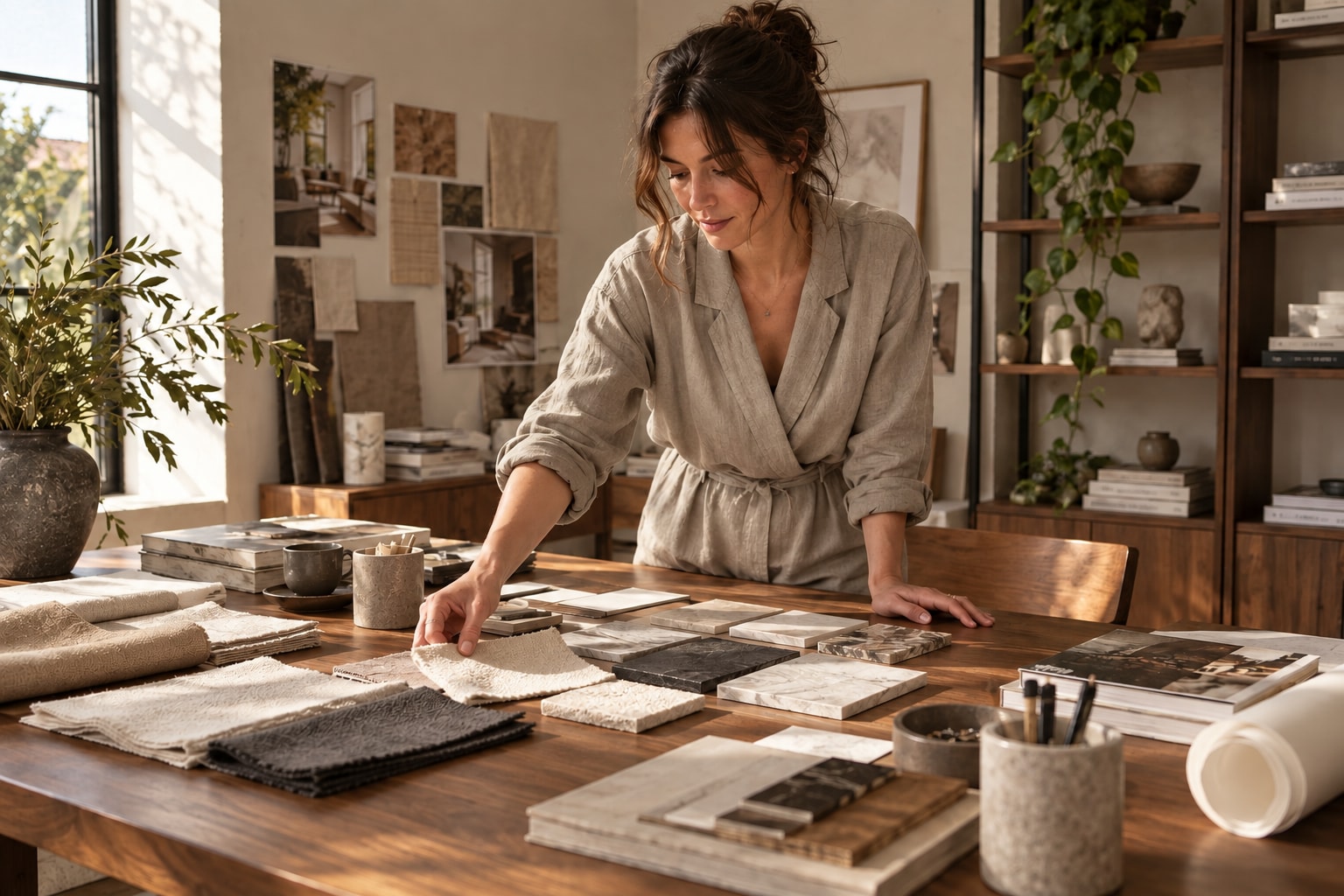 Interior designers at work