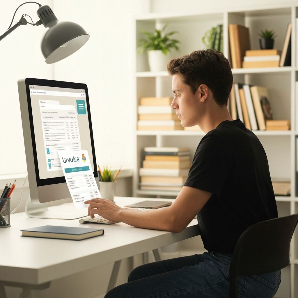 How to upload and process invoices.